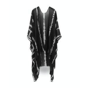 AllSaints‎ Tie Stripe Ruana Women's Poncho-Style Wrap One Size